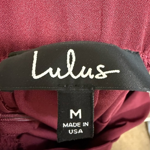 Lulu's Burgundy Halter Jumpsuit - Picture 3 of 3